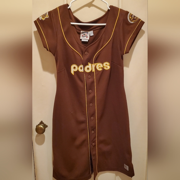 Cooperstown Dresses & Skirts - Padres Throwback Jersey Dress Size Medium